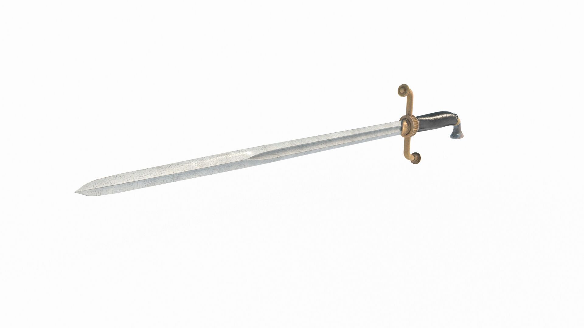 Ancient Weapon Long Sword 3D model_3