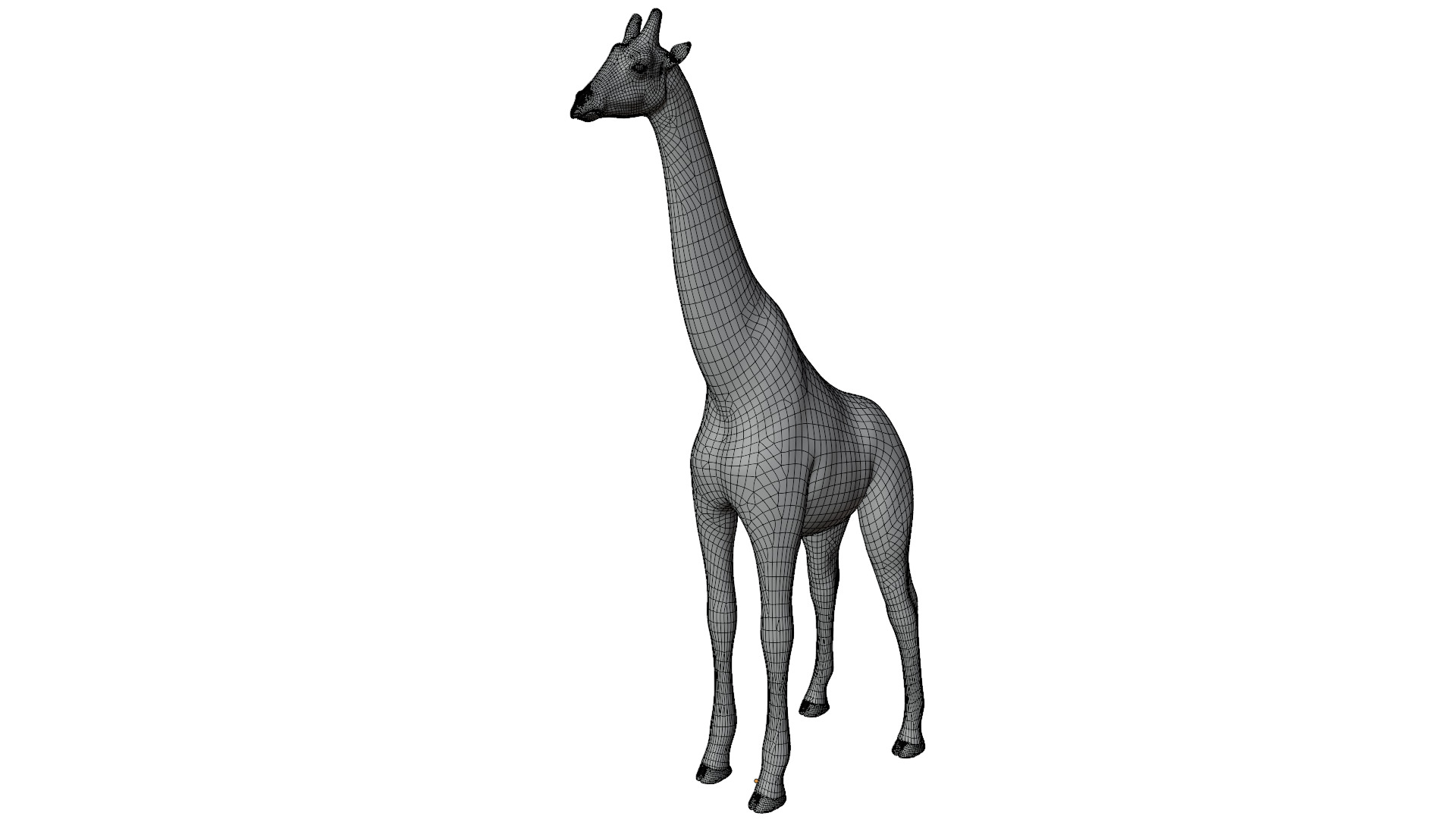 Giraffe 3D model_9