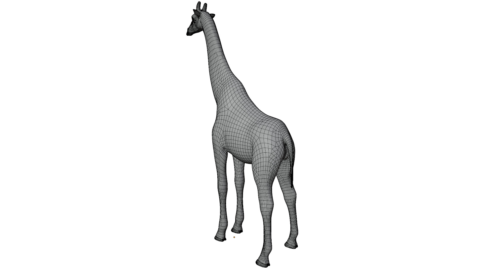 Giraffe 3D model_11