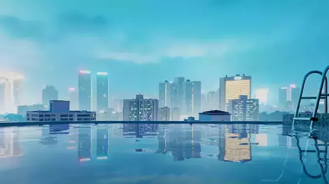 HDRI Night - Reimagined Ho Chi Minh City - V8