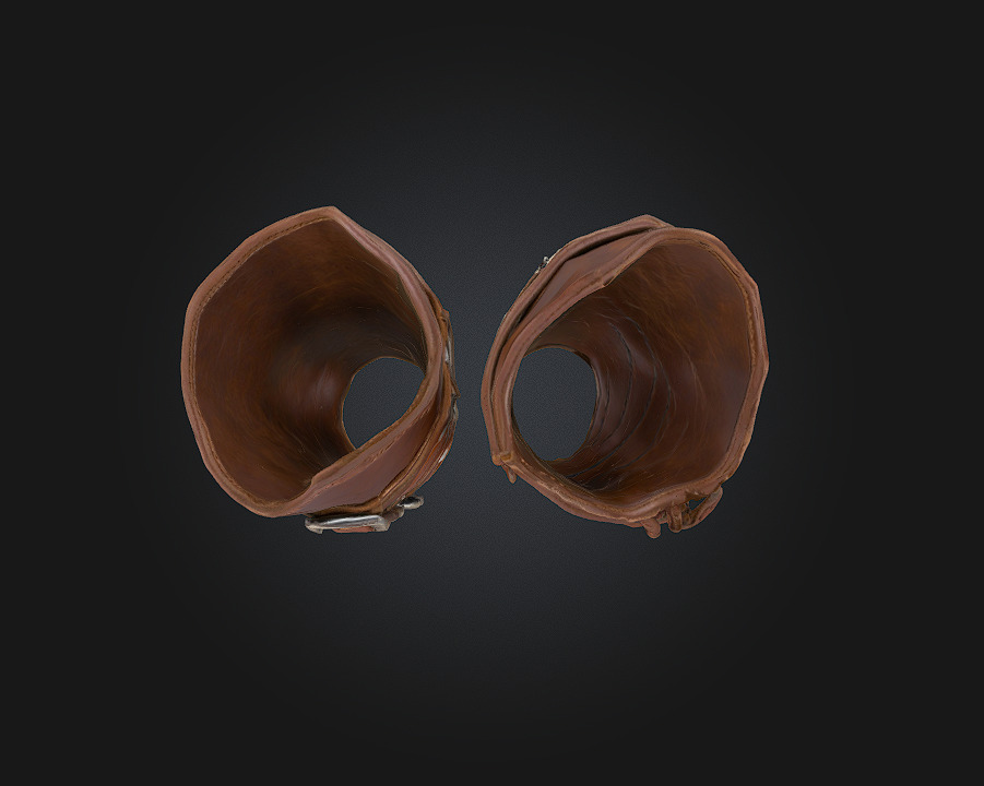 Armored Bracers 3D model_3