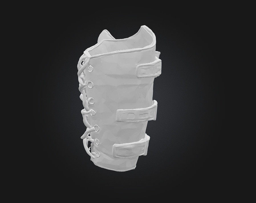 Armored Bracers 3D model_8