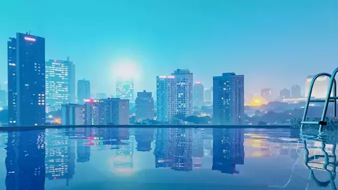 HDRI Night - Reimagined Ho Chi Minh City - V9