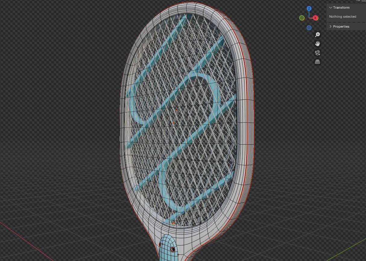 Electric Mosquito Swatter 3D Model 3D model_5