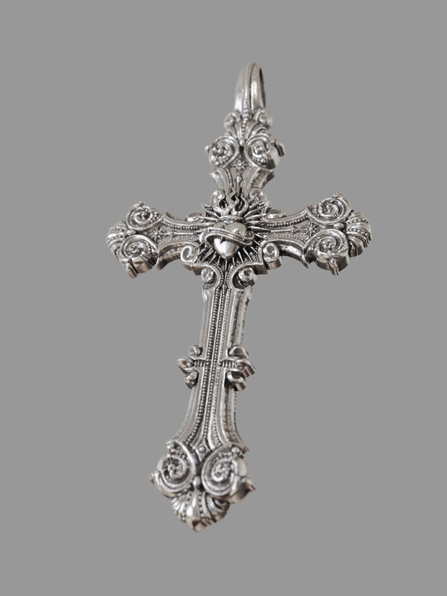 cross pendant 3D print model_1
