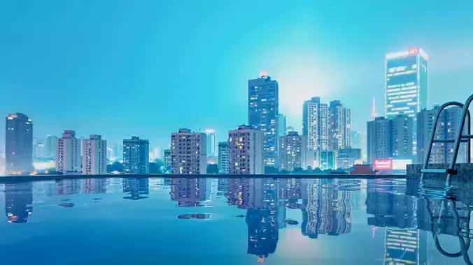 HDRI Night - Reimagined Ho Chi Minh City - V11