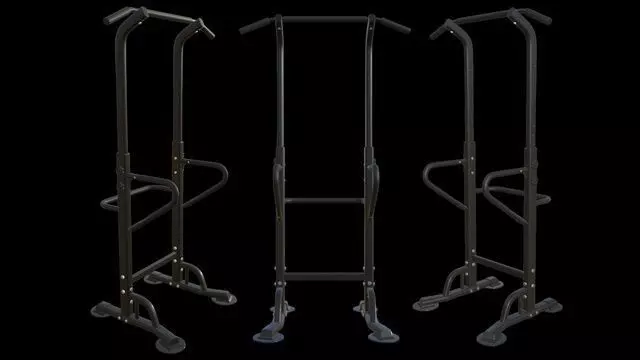 Power Tower Pull Up Bar and Dip Station 3D model_0