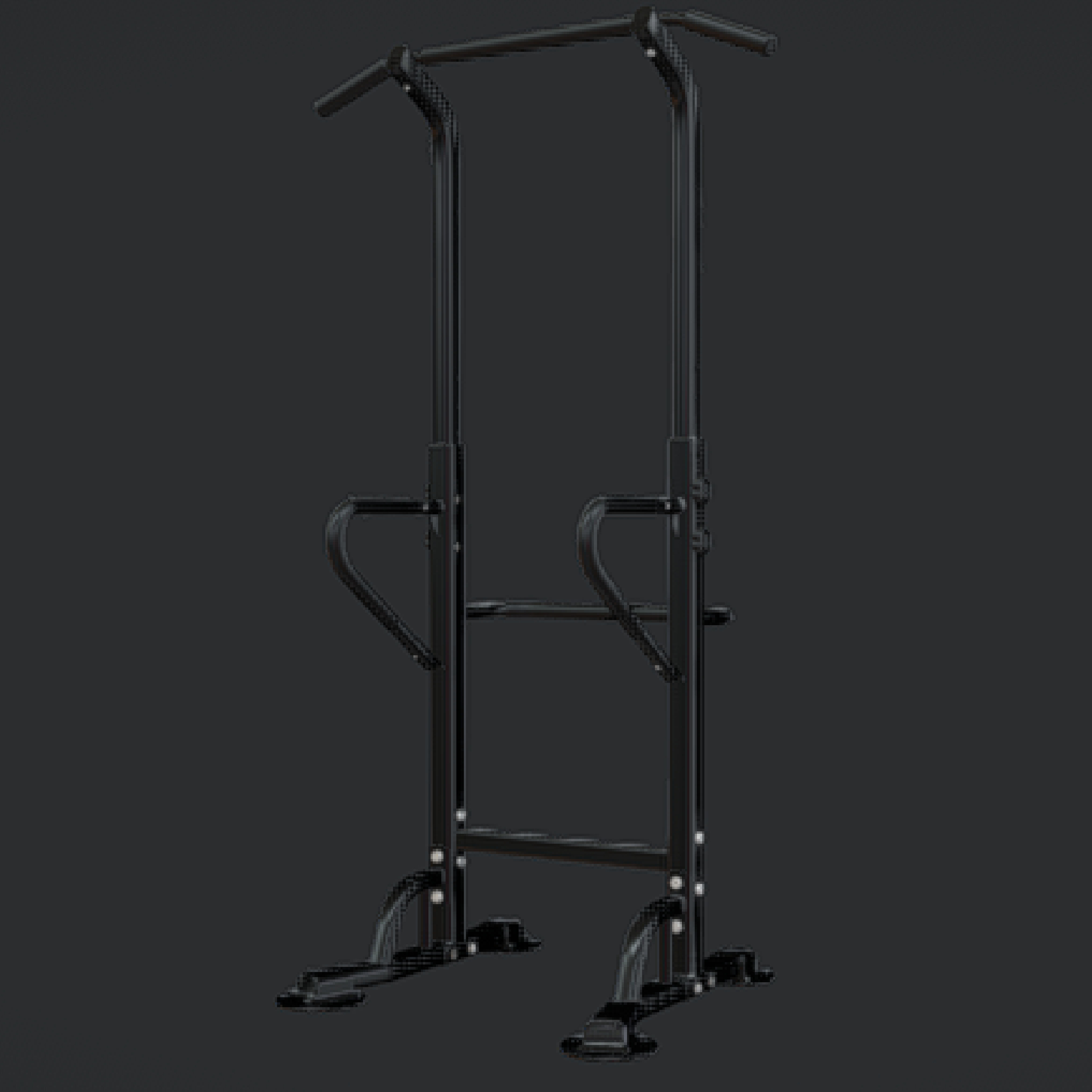 Power Tower Pull Up Bar and Dip Station 3D model_2