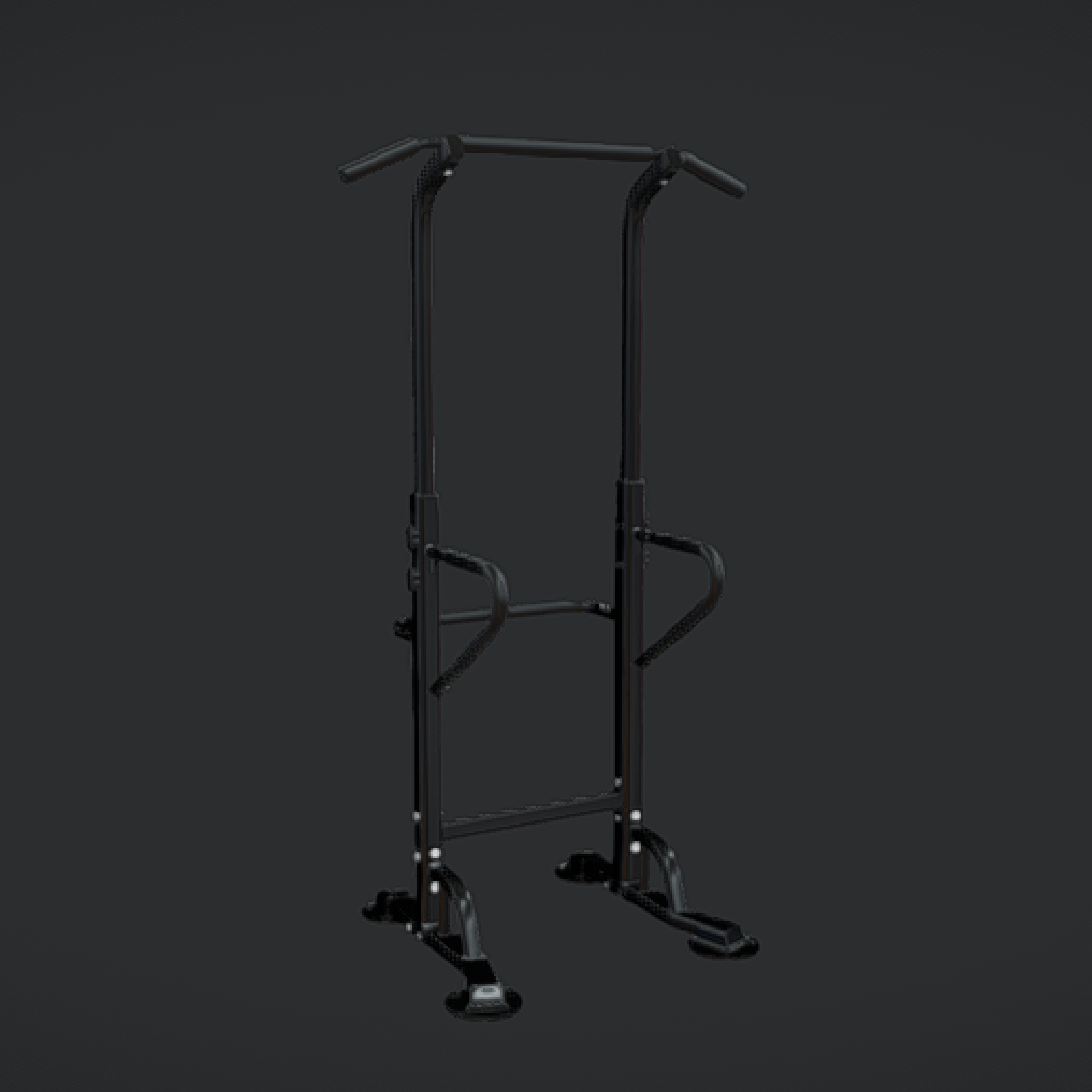 Power Tower Pull Up Bar and Dip Station 3D model_1