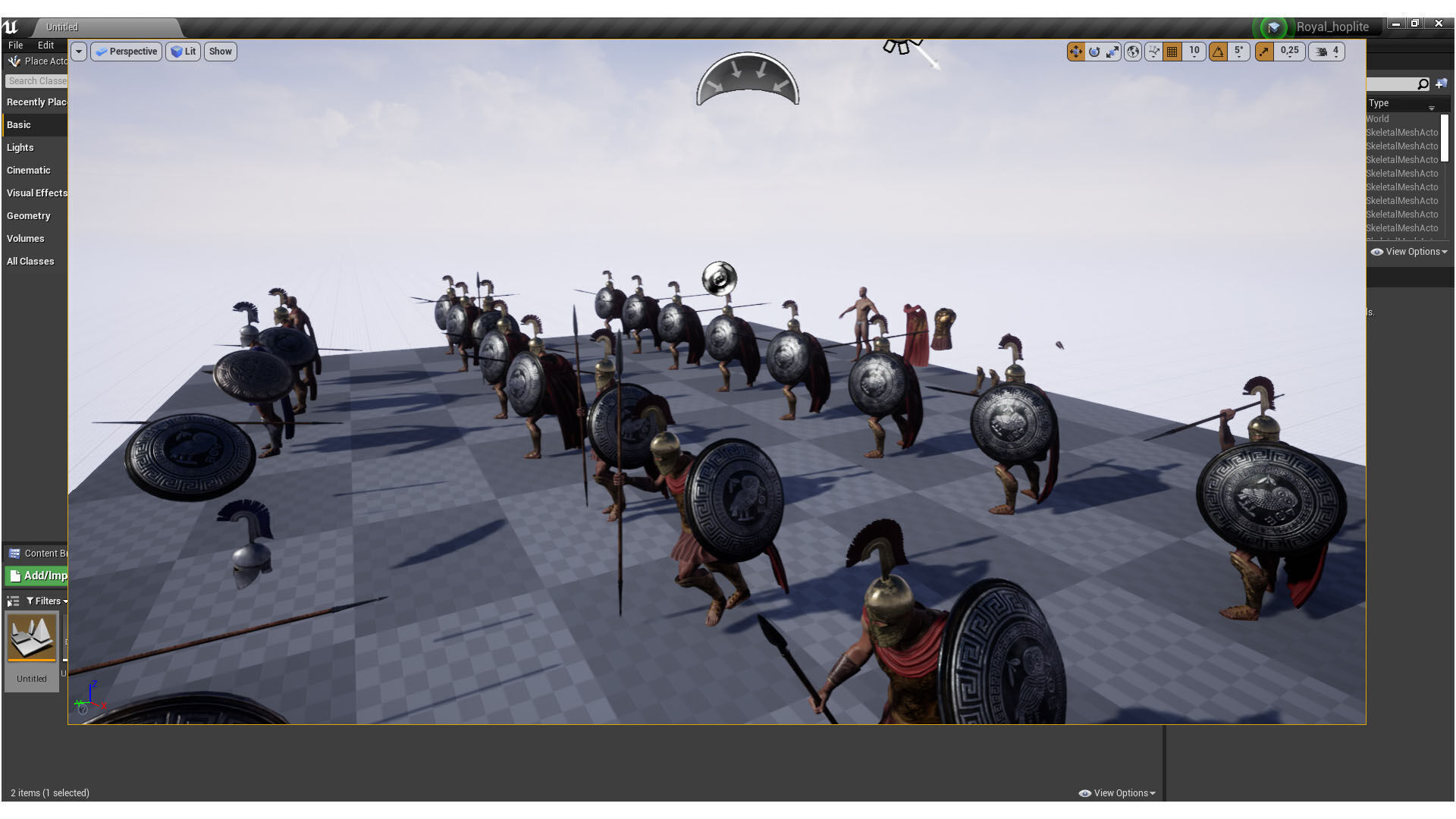 SPARTAN ROYAL HOPLITE R  Low-poly 3D model_19