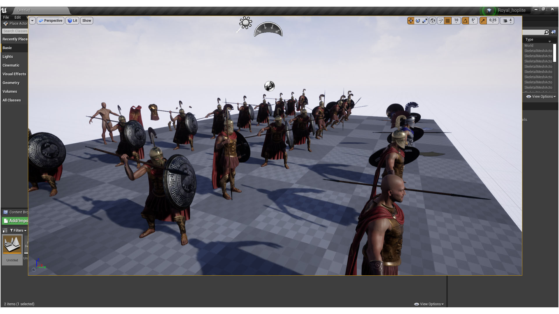 SPARTAN ROYAL HOPLITE R  Low-poly 3D model_18