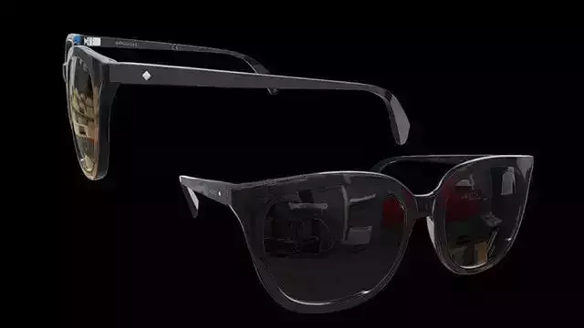 Polaroid Women Cat Eye Sunglasses 3D model