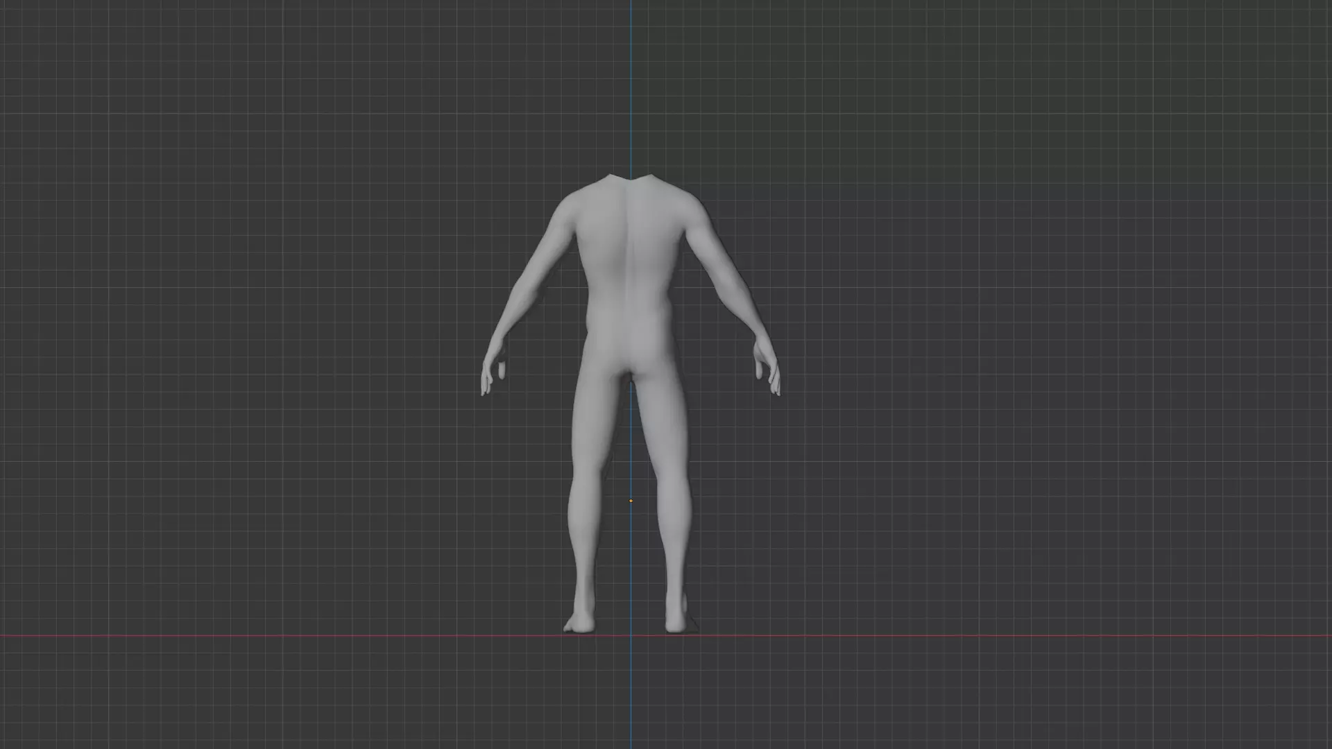 Human Male Model Free 3D model_0