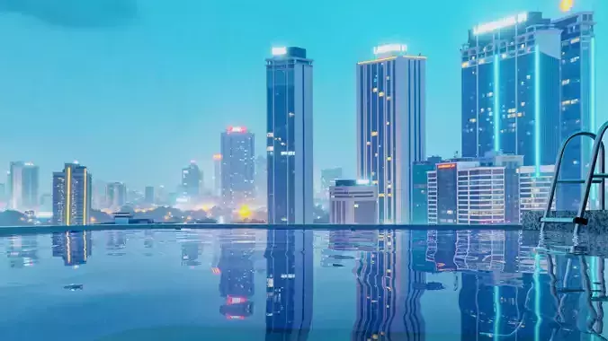 HDRI Night - Reimagined Ho Chi Minh City - V12