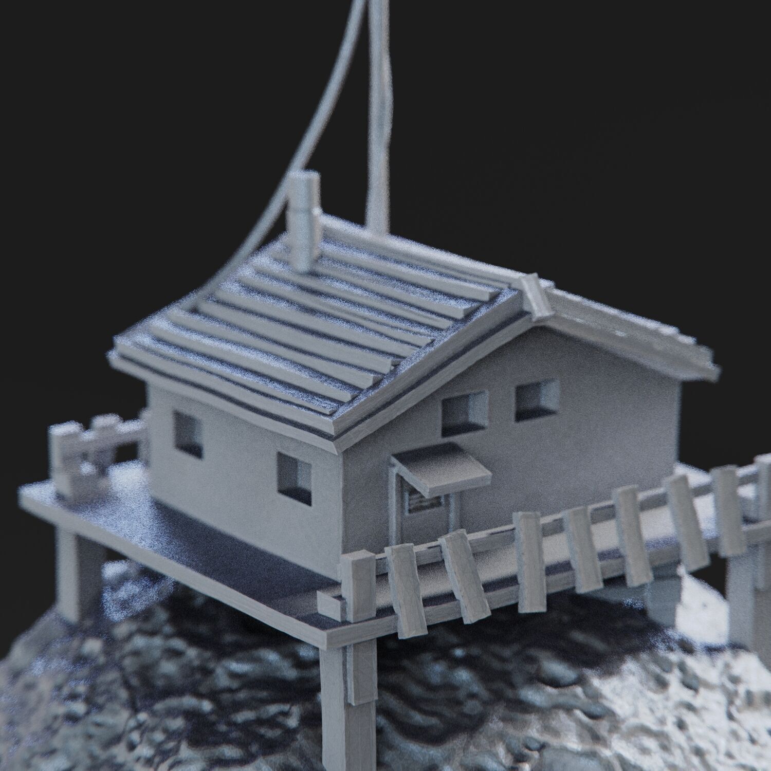 Lonely Planet 3D print model_9