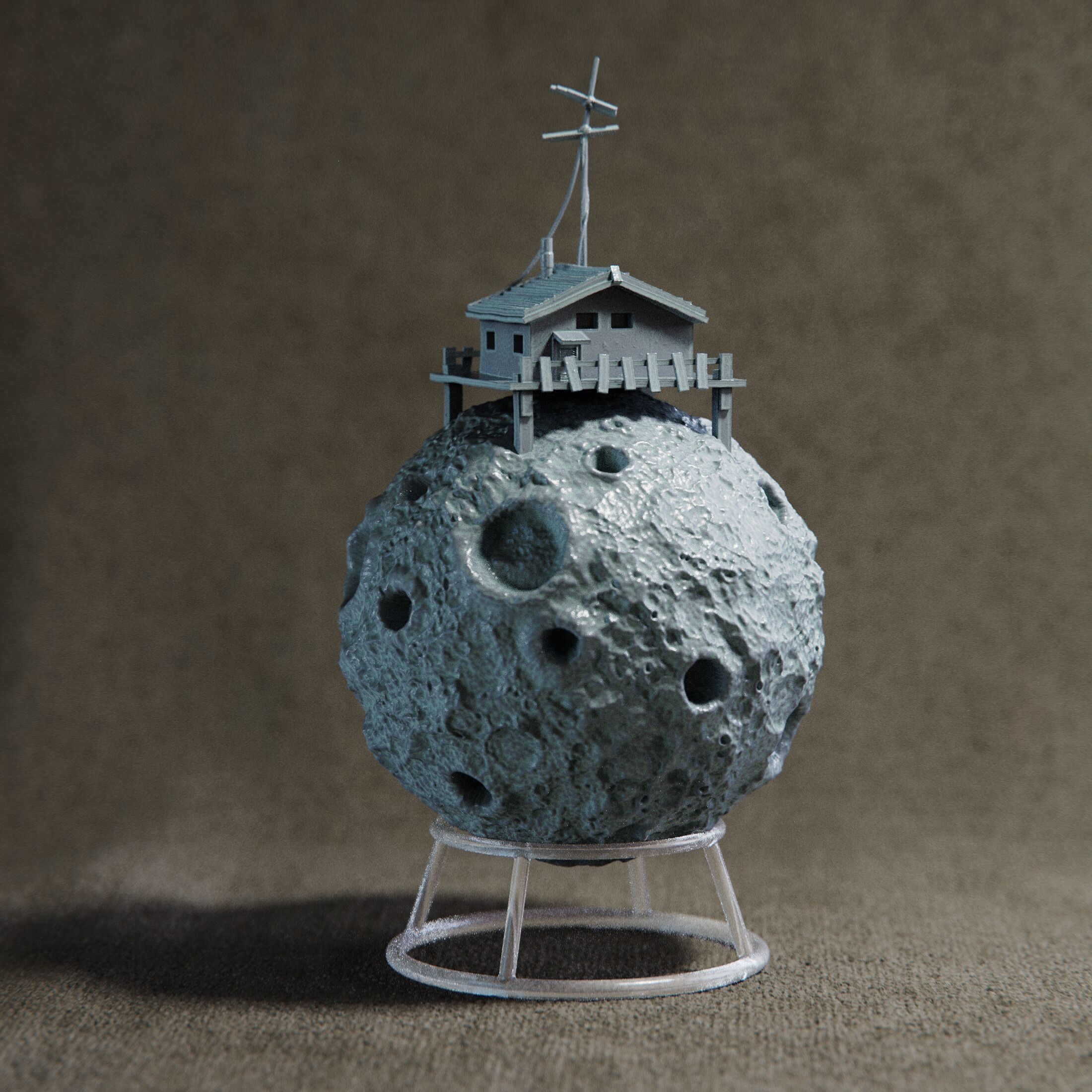 Lonely Planet 3D print model_1