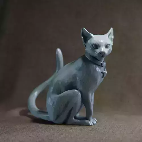 3D cat