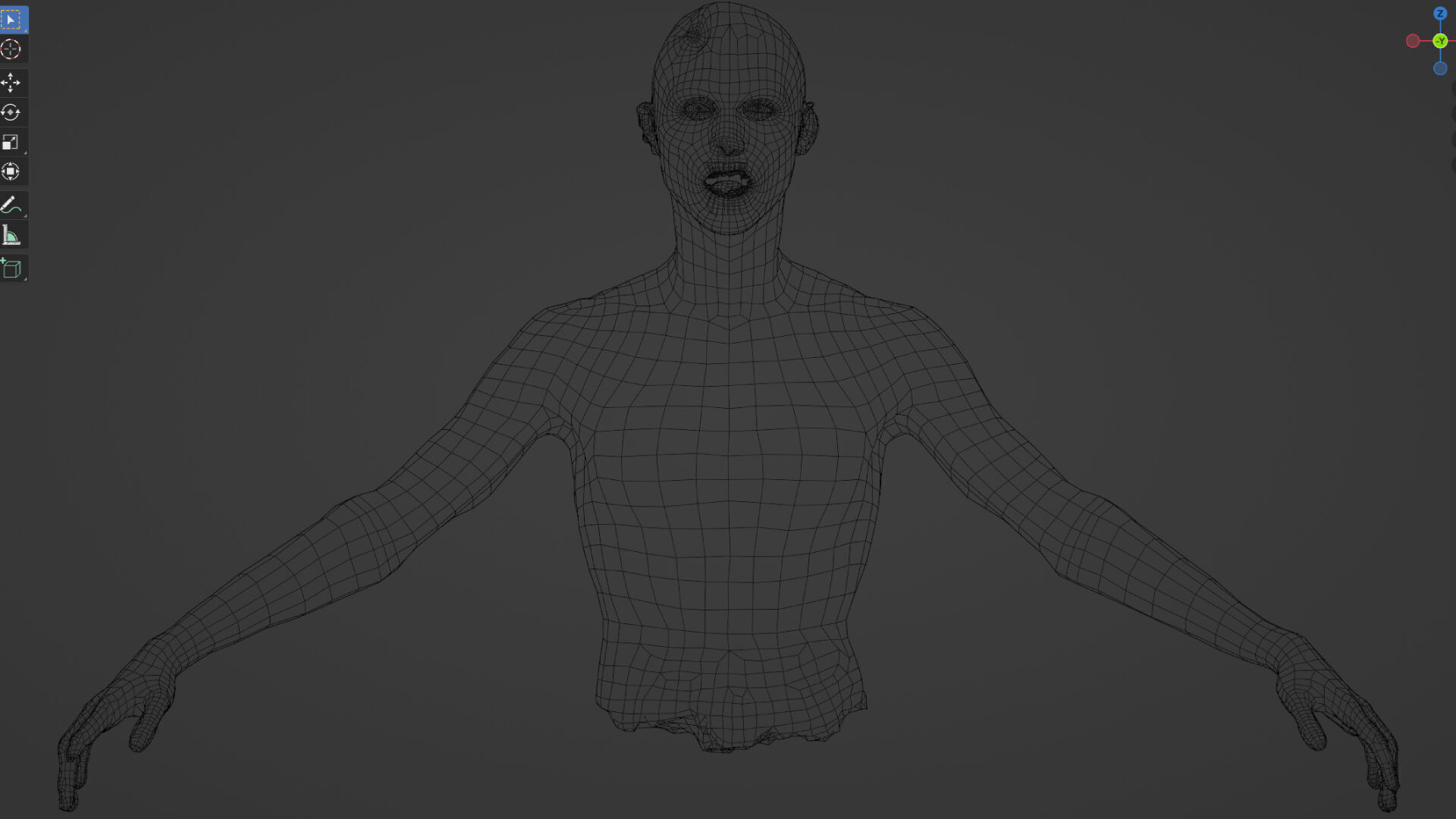 Zombie Crawler Pack1 Low-poly 3D model_67