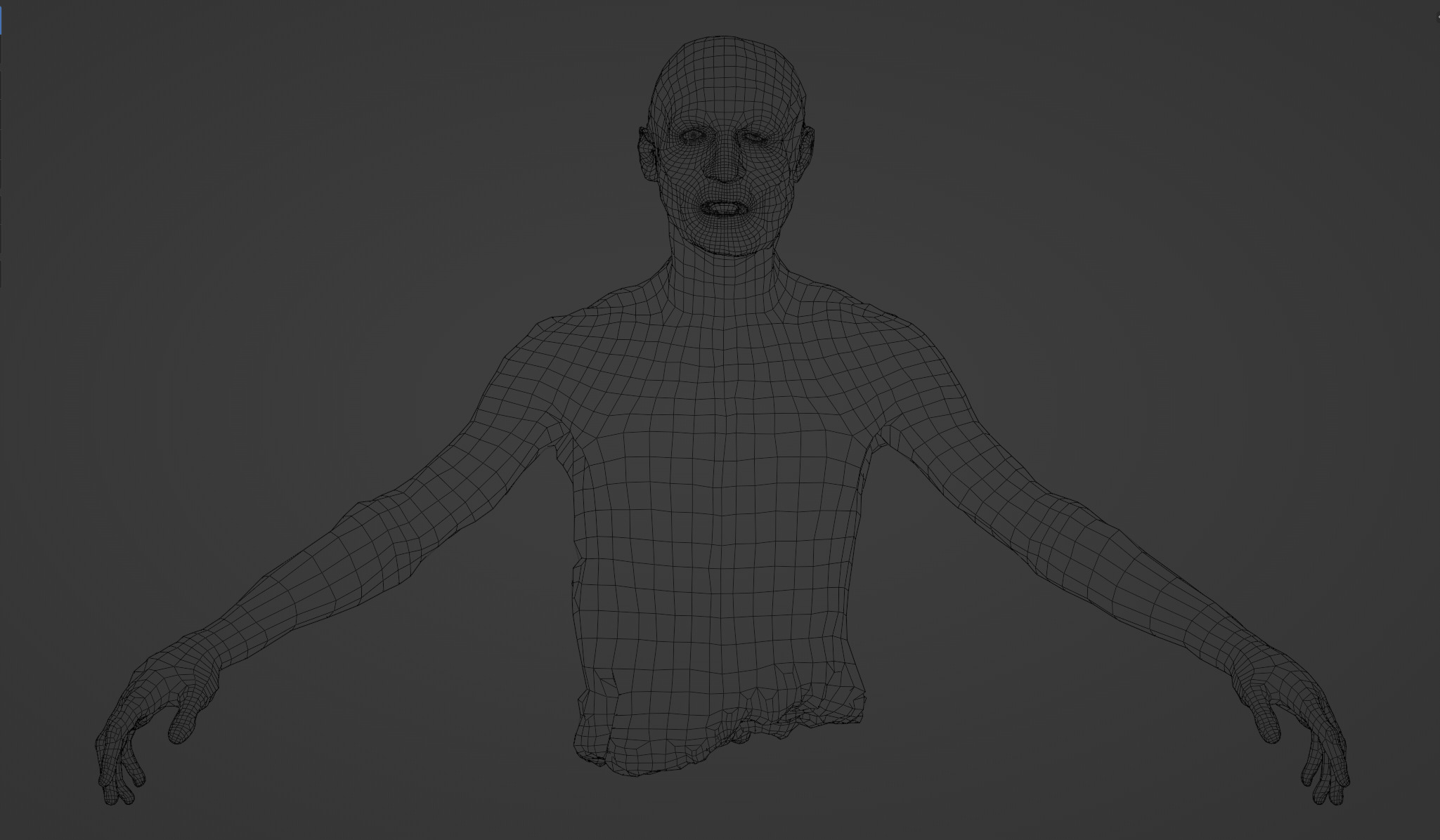 Zombie Crawler Pack1 Low-poly 3D model_25