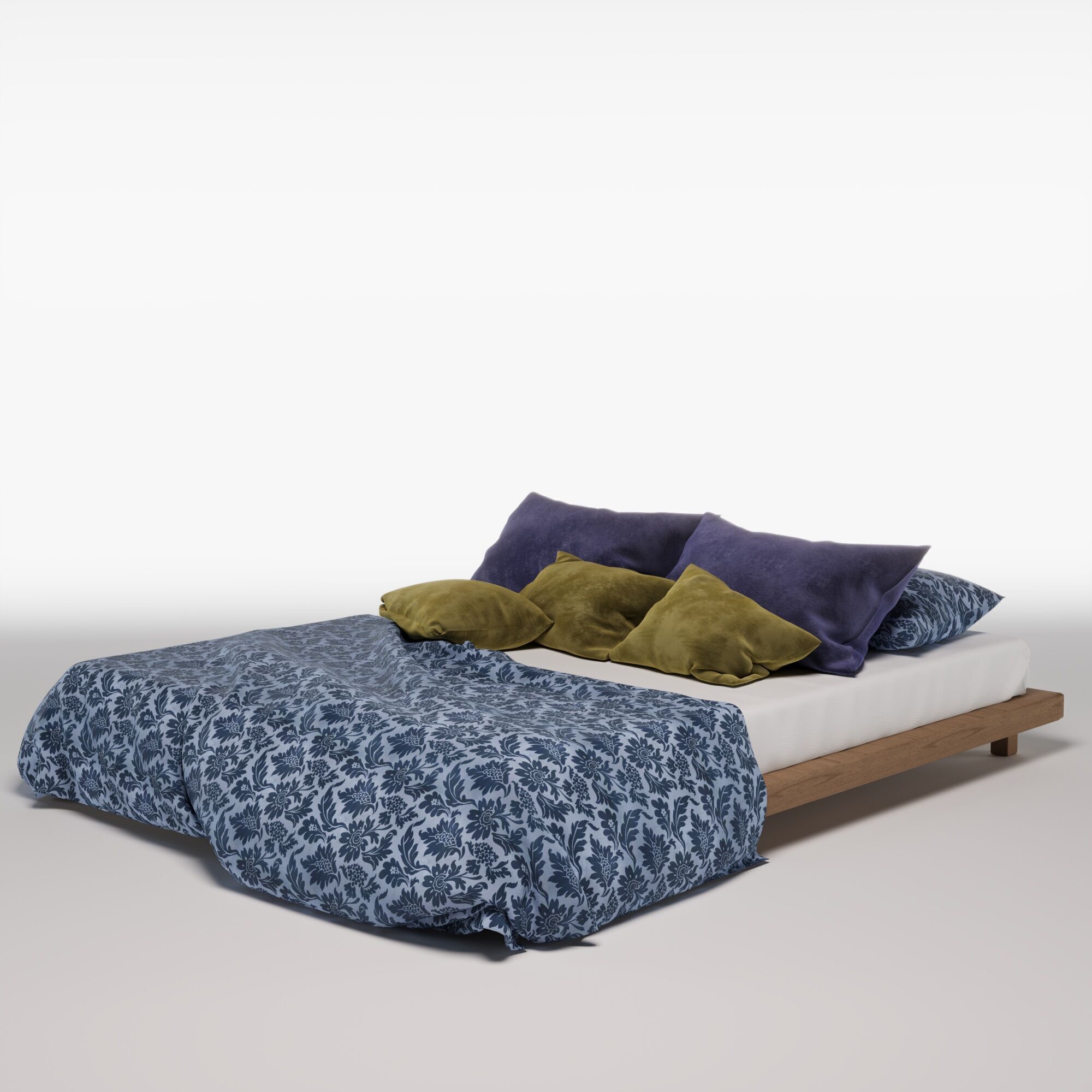 minimal Bed 3D model_6