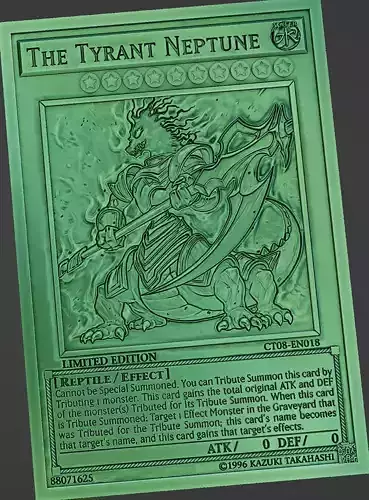 The Tyrant Neptune - yu-gi-oh 3D print model