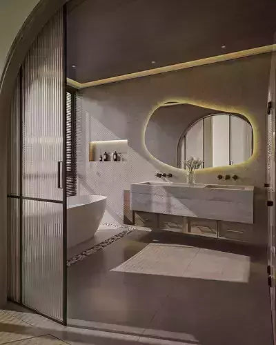 Bathroom Interior Design 3D model