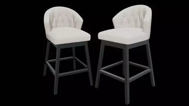 Swivel Bar Stools 3D model