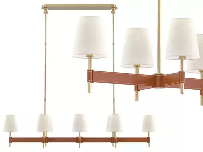 Hastings Linear Chandelier 3D model