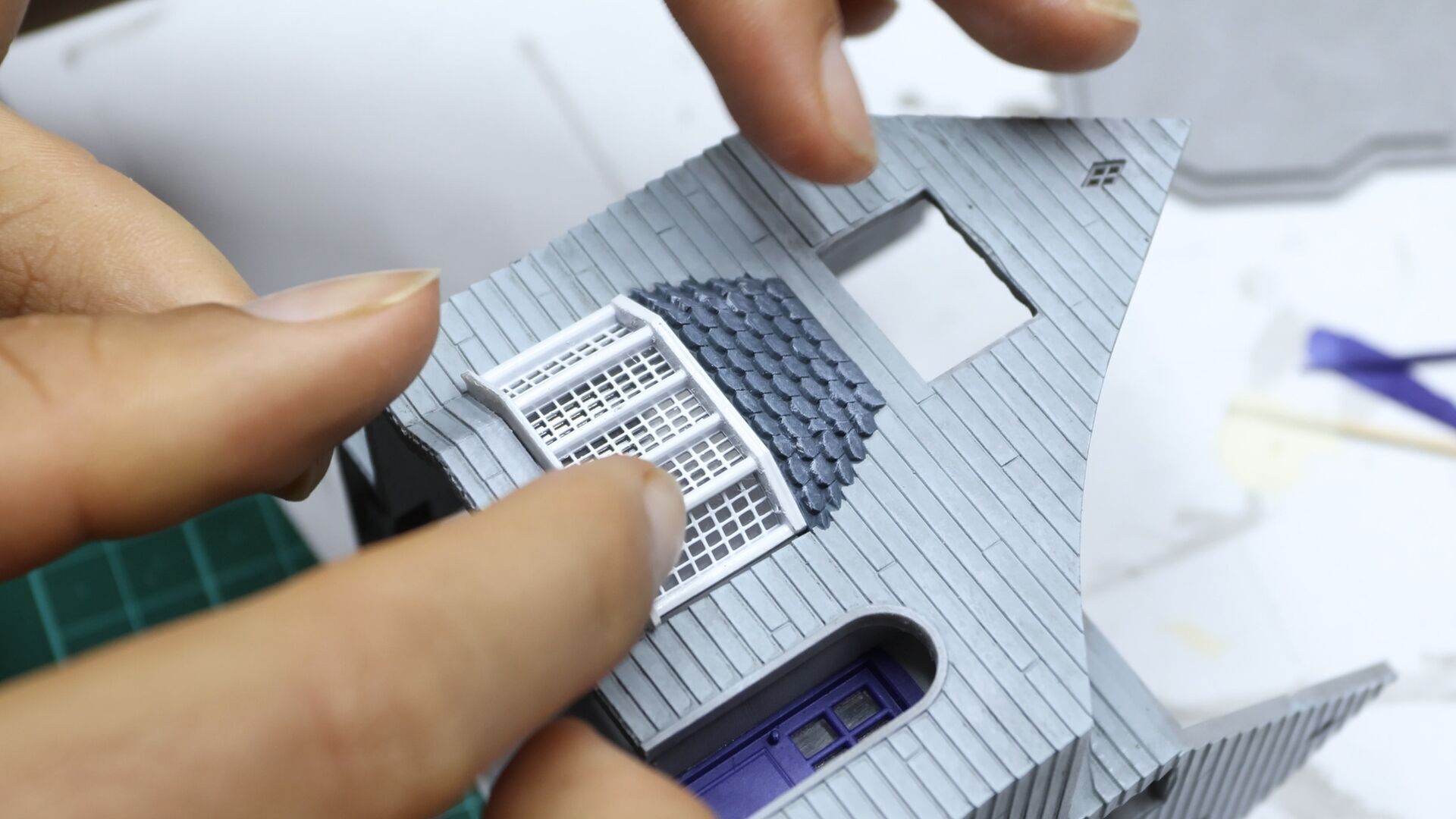 HO Scale European Suburban Home 1 3D print model_10