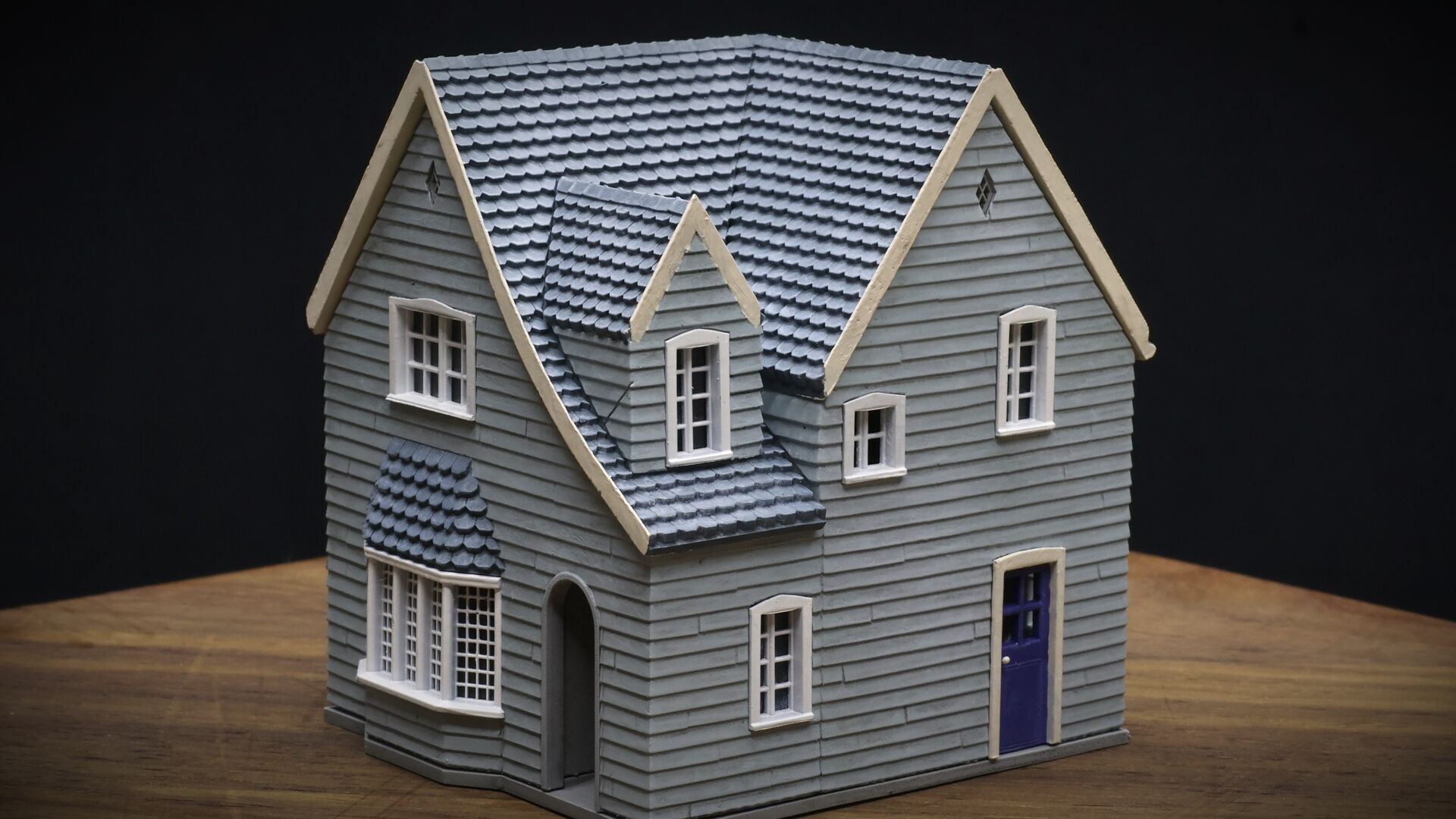HO Scale European Suburban Home 1 3D print model_3