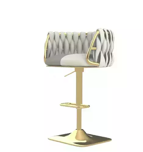 Hair Salon Knitt chair o silla tejida para salon de belleza 3D model