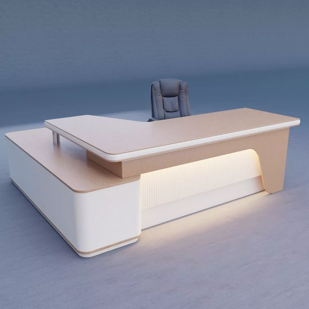 Office Table 6 Low-poly 3D model