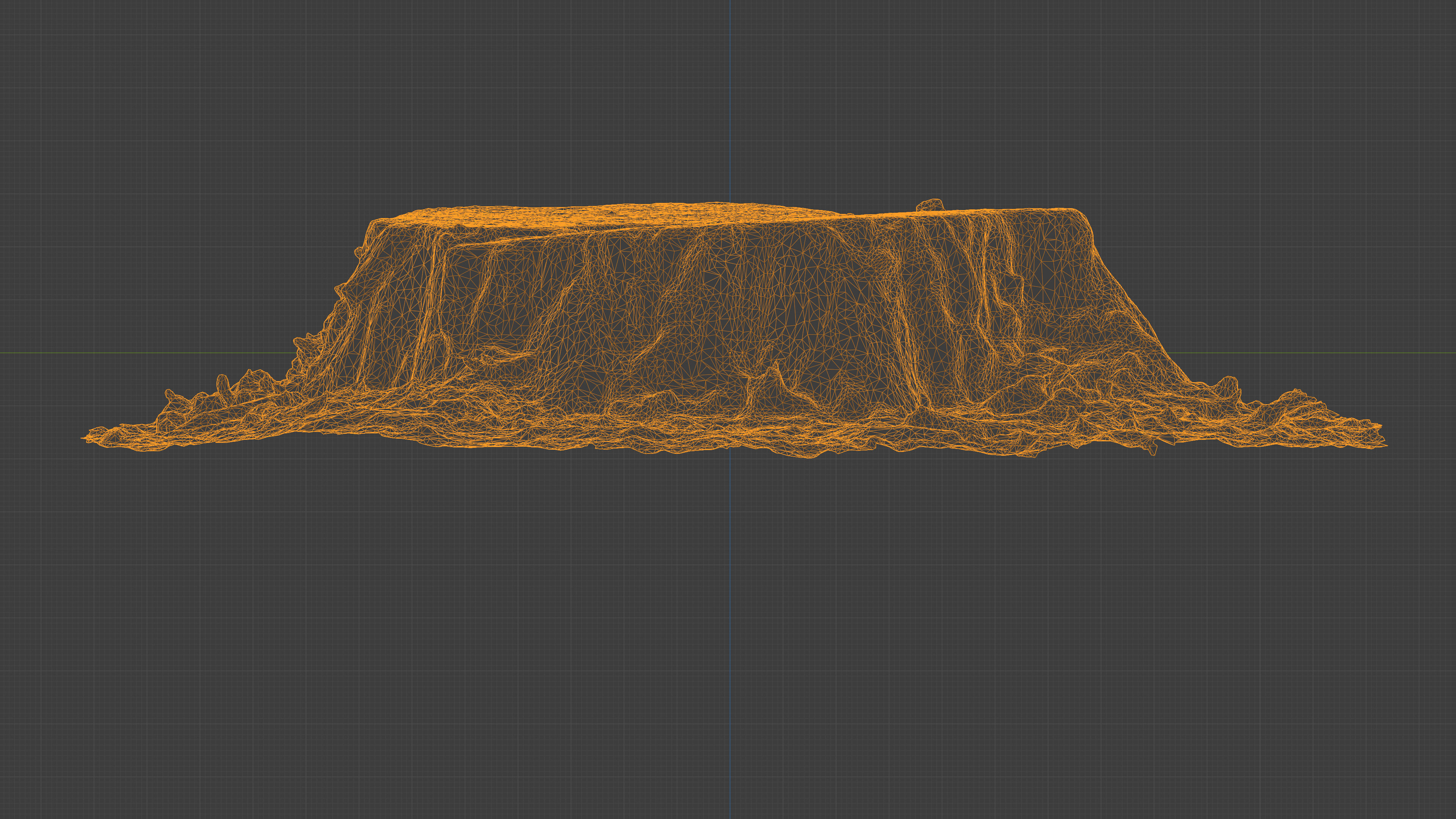 Photorealistic 3D scan of Tree Sawed wood Stump Low-poly 3D model_23