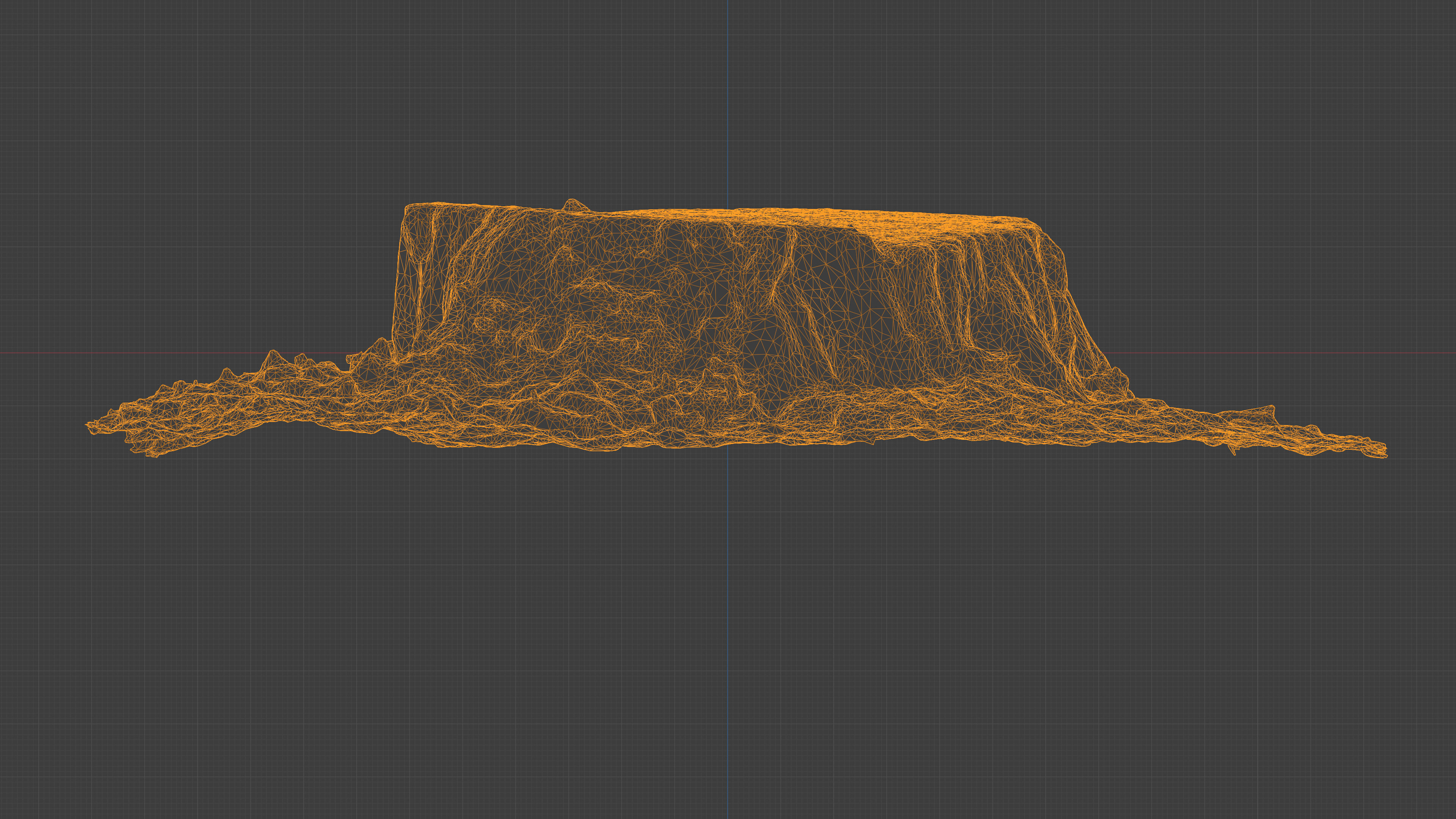Photorealistic 3D scan of Tree Sawed wood Stump Low-poly 3D model_21