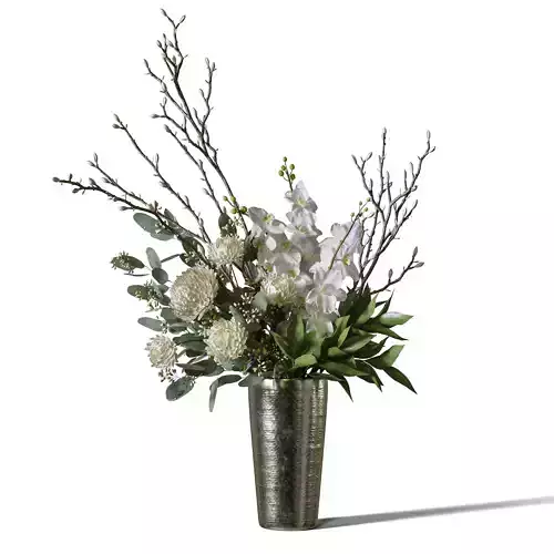 Flower Set 098 3D model