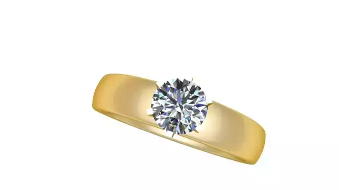 SIMPLE FANCY RING 3D PRINTABLE MODEL 3D print model