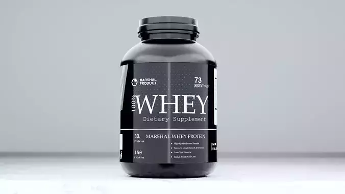 Whey Protein Powder Container
