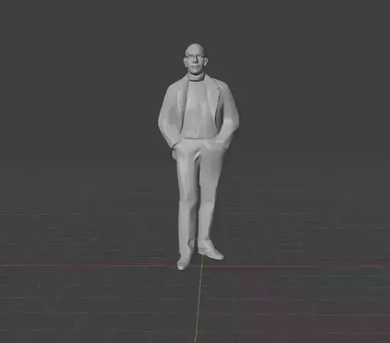Michel Foucault 3D print model