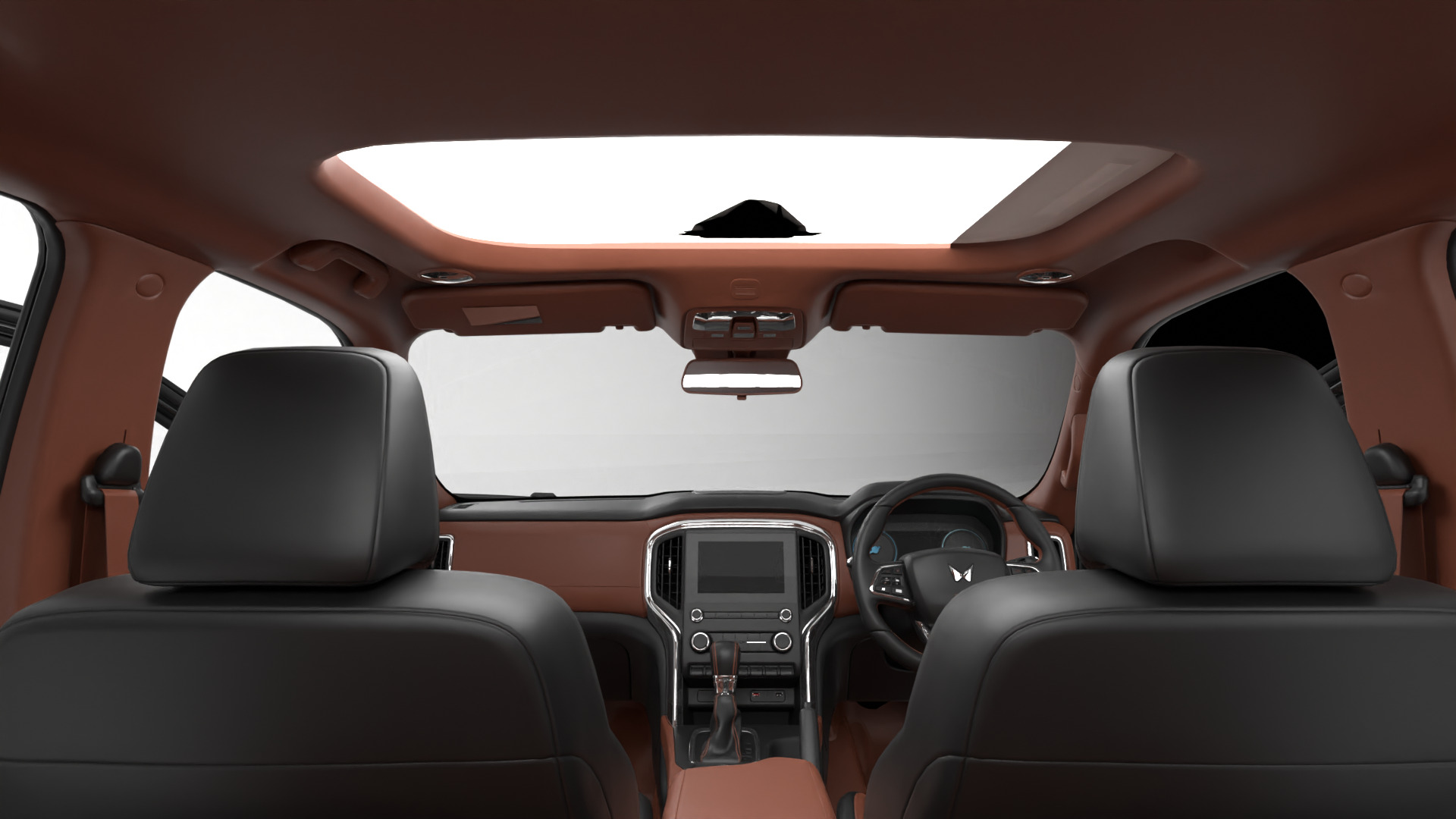 luxury  suv car Low-poly 3D model_11