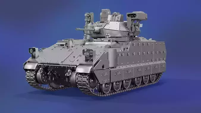 New Bradley M2A4E1 High Poly 3D model