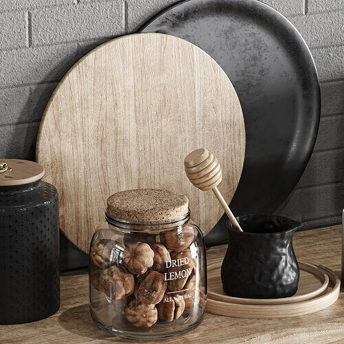 kitchen accessories074 3D model 4