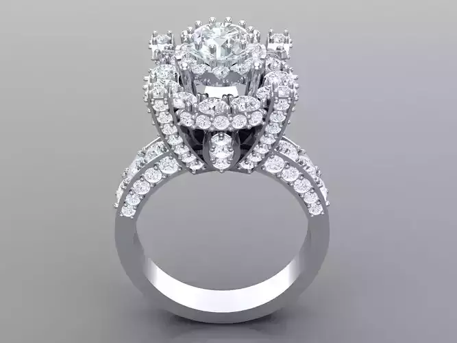 Women Ring 3DM STL 1WR284