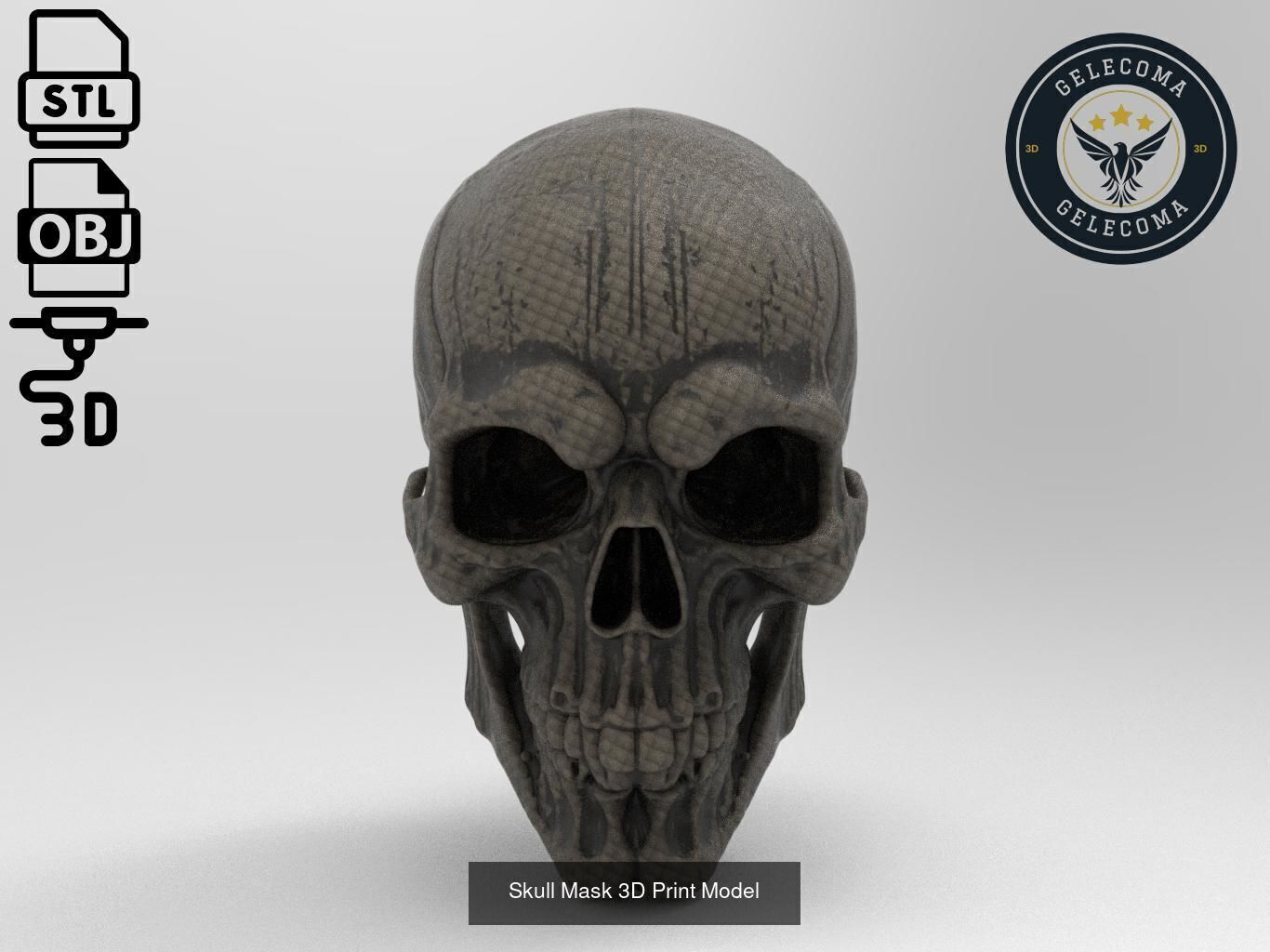 Masks Mega 3D Print Models - 100 different models 3D Model Collection_31