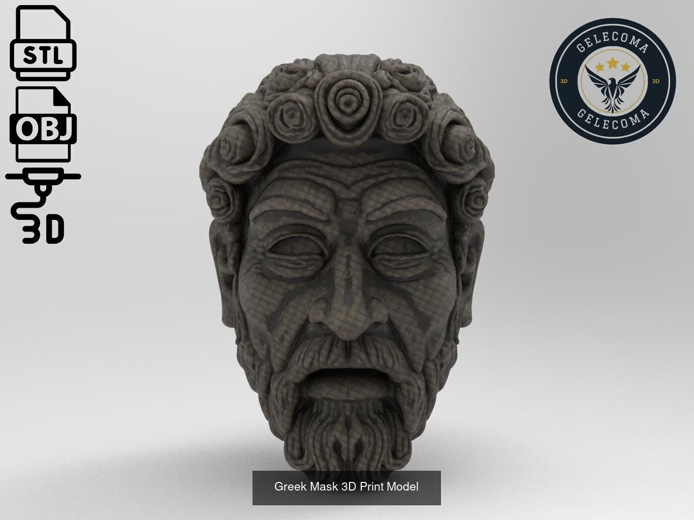 Masks Mega 3D Print Models - 100 different models 3D Model Collection_81