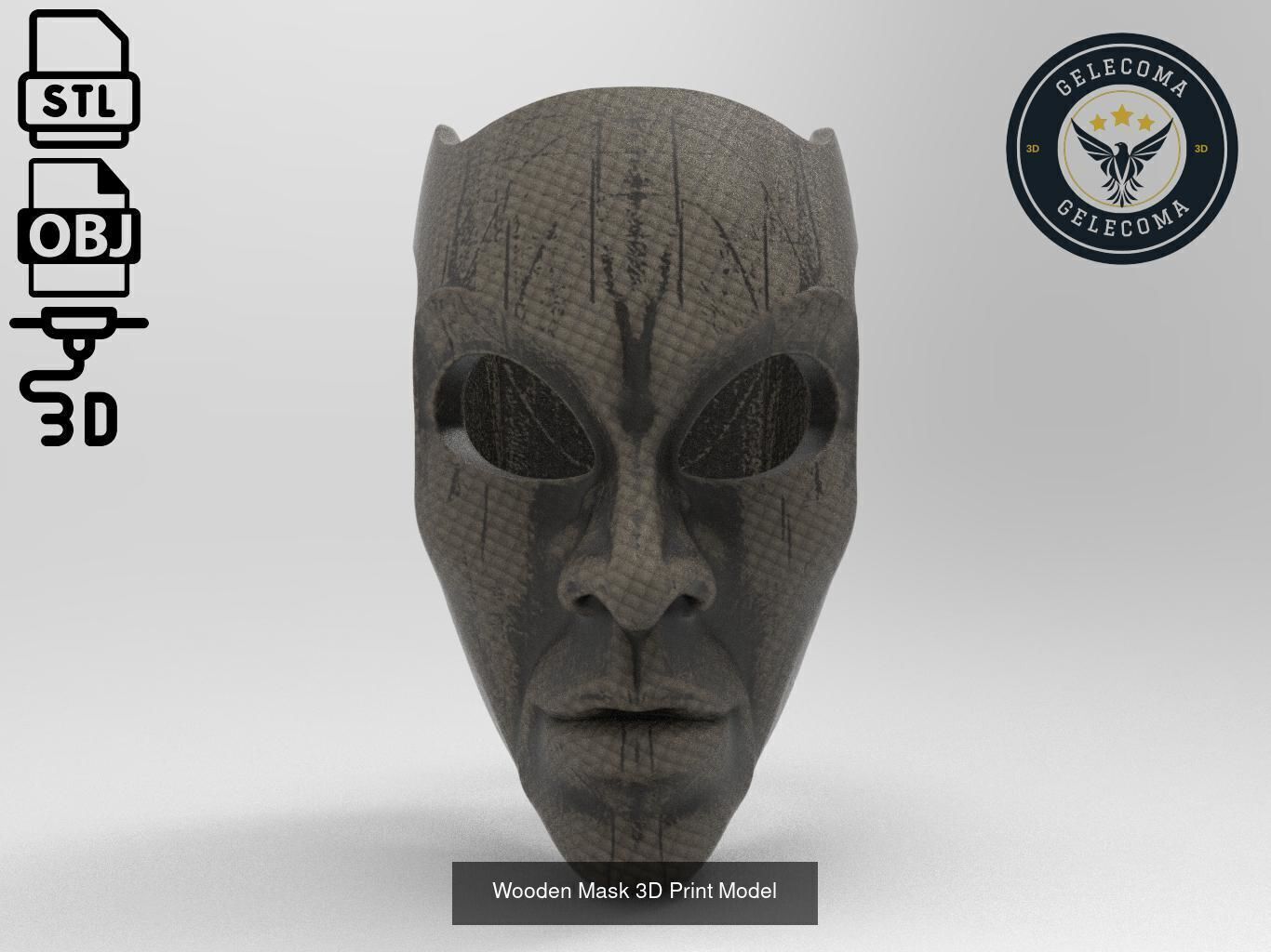 Masks Mega 3D Print Models - 100 different models 3D Model Collection_14