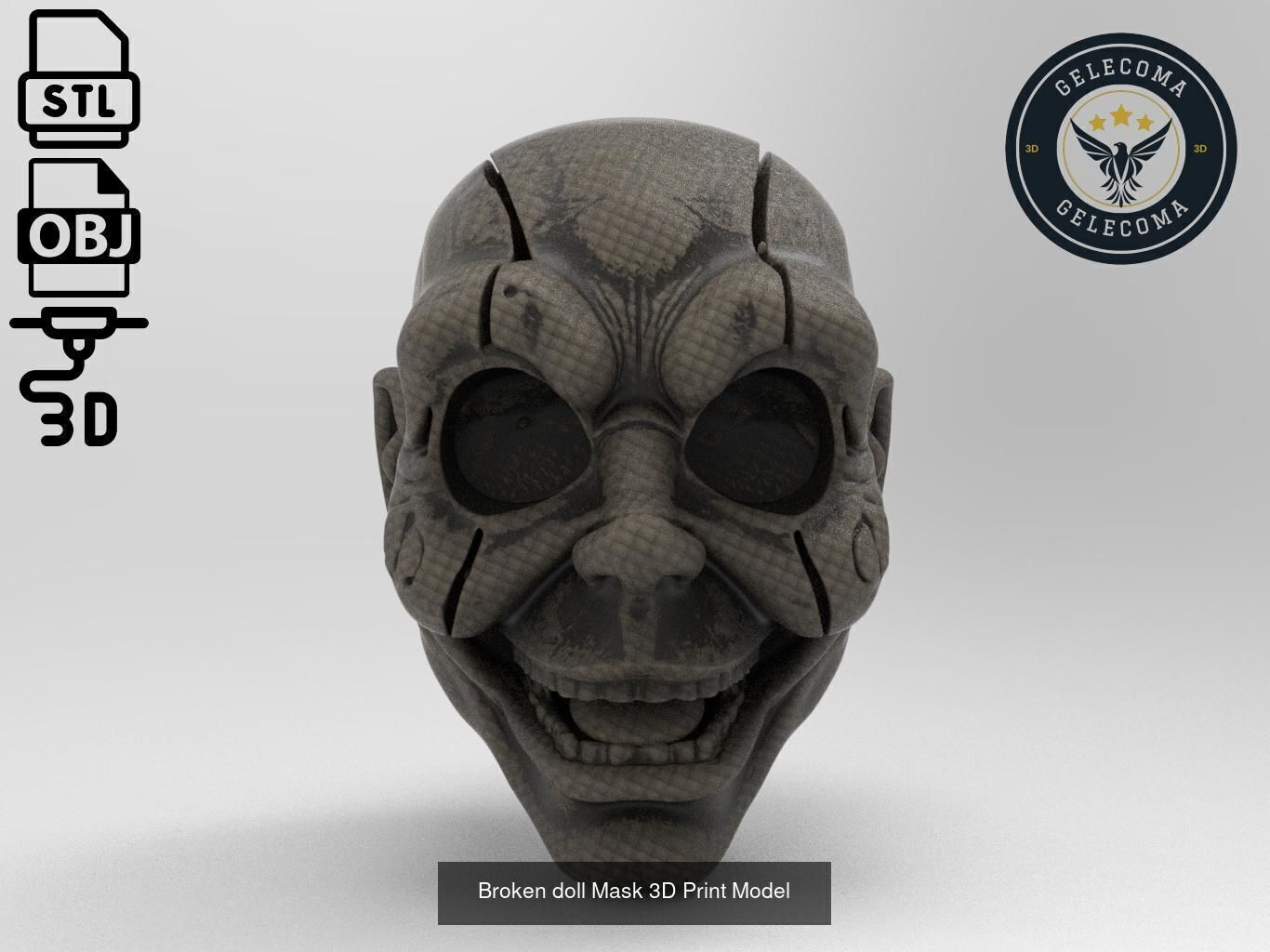 Masks Mega 3D Print Models - 100 different models 3D Model Collection_101