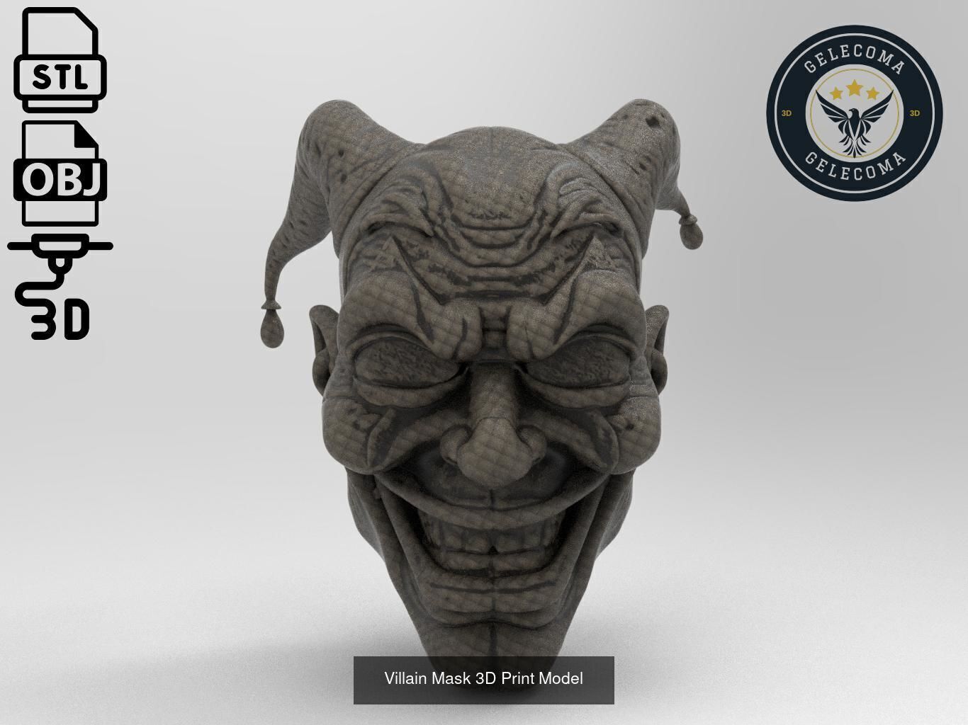 Masks Mega 3D Print Models - 100 different models 3D Model Collection_23