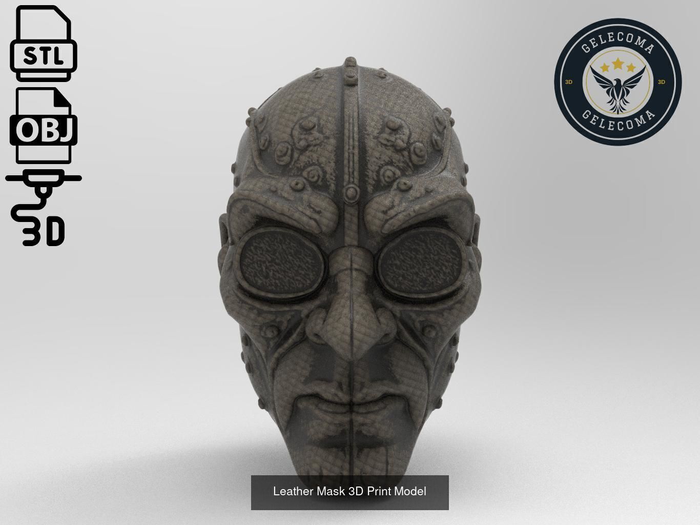 Masks Mega 3D Print Models - 100 different models 3D Model Collection_70