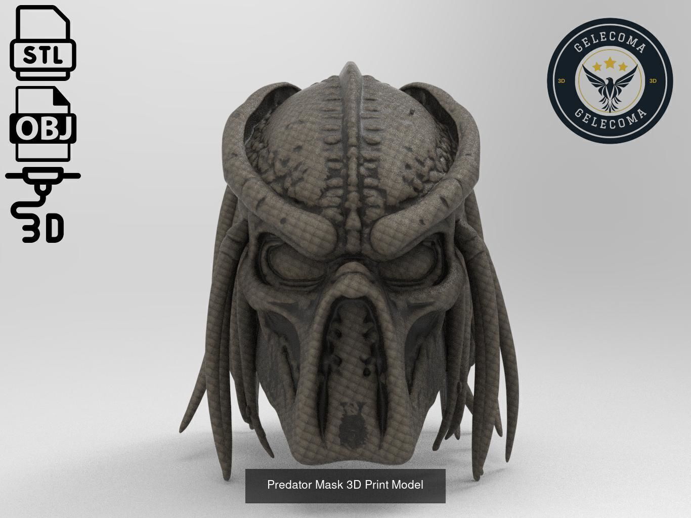 Masks Mega 3D Print Models - 100 different models 3D Model Collection_45