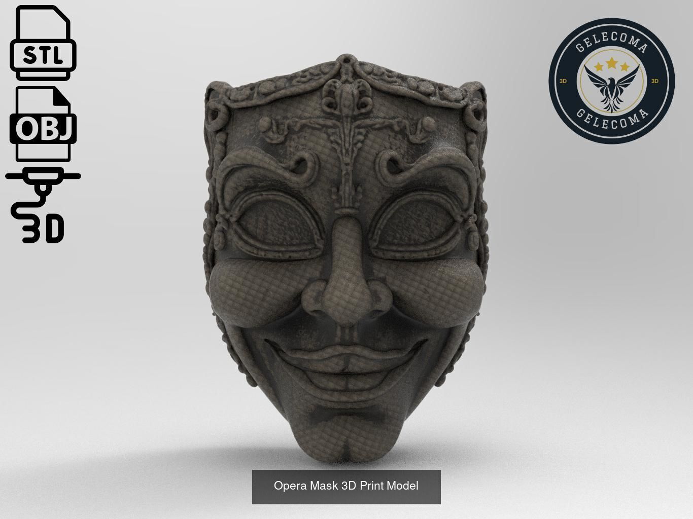 Masks Mega 3D Print Models - 100 different models 3D Model Collection_53